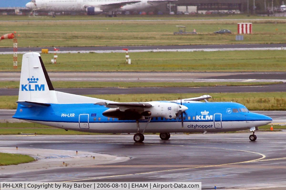 PH-LXR, 1993 Fokker 50 C/N 20277, Fokker 50 [20277] (KLM Cityhopper) Amsterdam-Schiphol~PH 10/08/2006