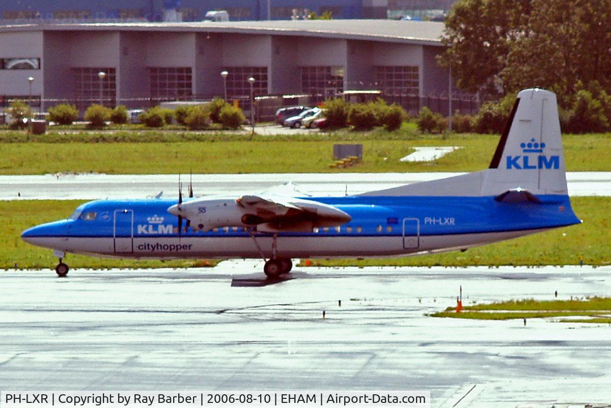 PH-LXR, 1993 Fokker 50 C/N 20277, Fokker 50 [20277] (KLM Cityhopper) Amsterdam-Schiphol~PH 10/08/2006
