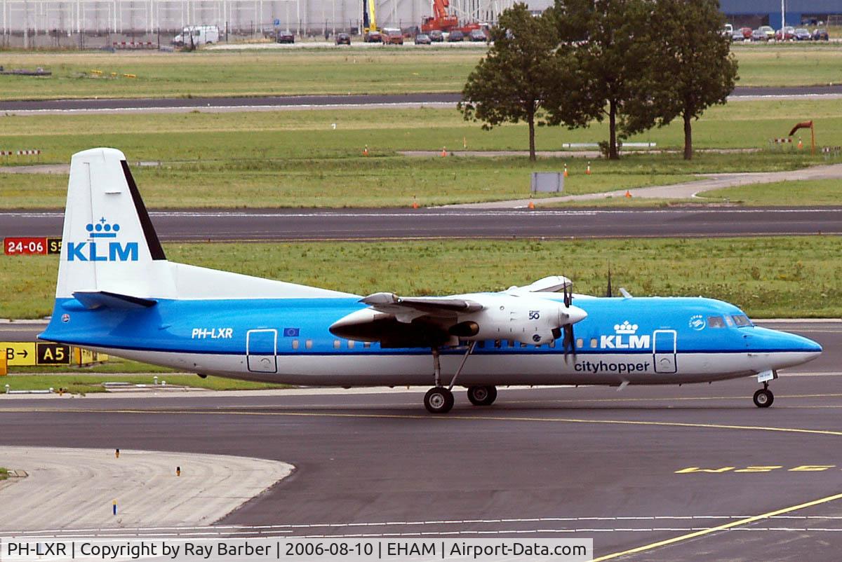 PH-LXR, 1993 Fokker 50 C/N 20277, Fokker 50 [20277] (KLM Cityhopper) Amsterdam-Schiphol~PH 10/08/2006