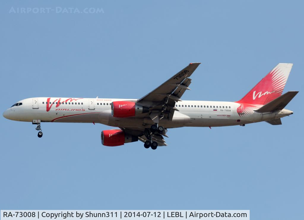 RA-73008, 1992 Boeing 757-230 C/N 25436, Landing rwy 07L in n/c