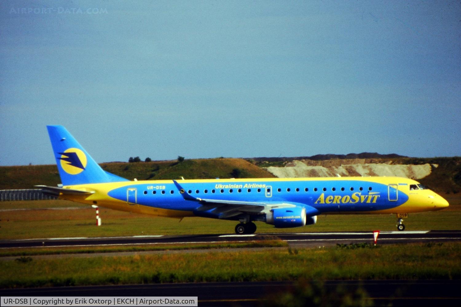 UR-DSB, 2012 Embraer 190LR (ERJ-190-200LR) C/N 19000501, UR-DSB in CPH