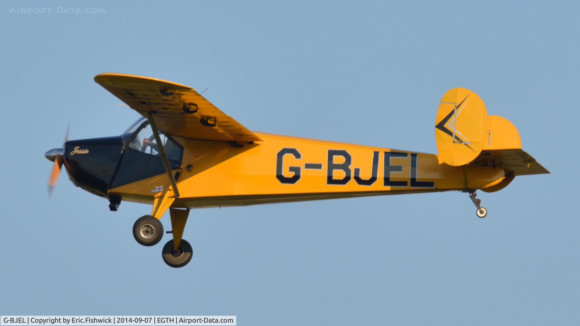 G-BJEL, 1951 Nord NC-854S C/N 113, 41. G-BJEL departing Shuttleworth Pagent Airshow, Sep. 2014.