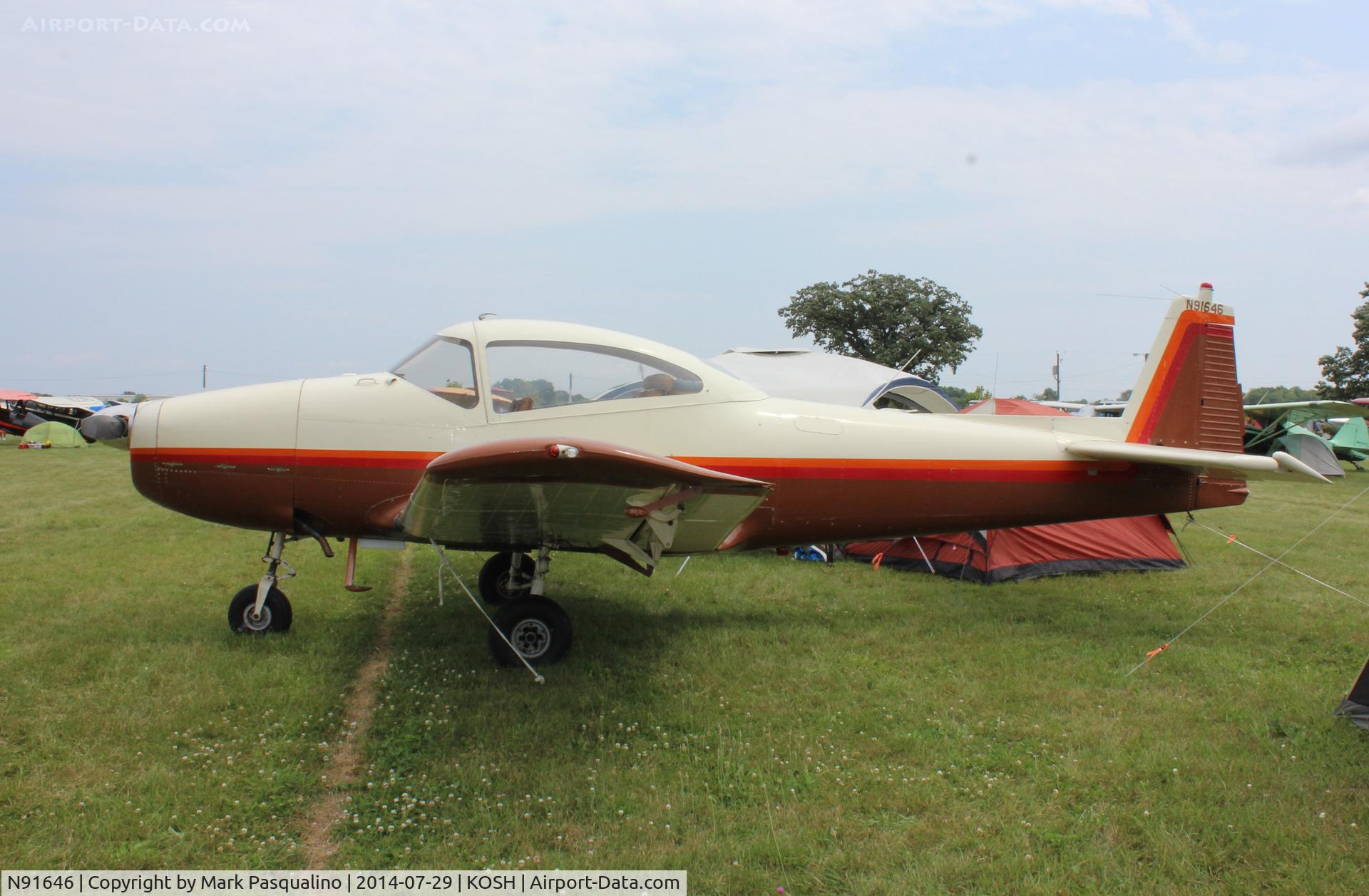 N91646, 1946 North American Navion (NA-145) C/N NAV-4-161, North American Navion