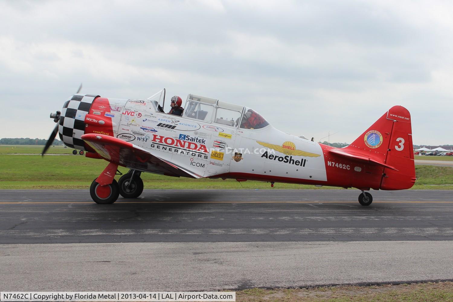 N7462C, North American AT-6B Texan C/N 121-43211, Aeroshell AT-6