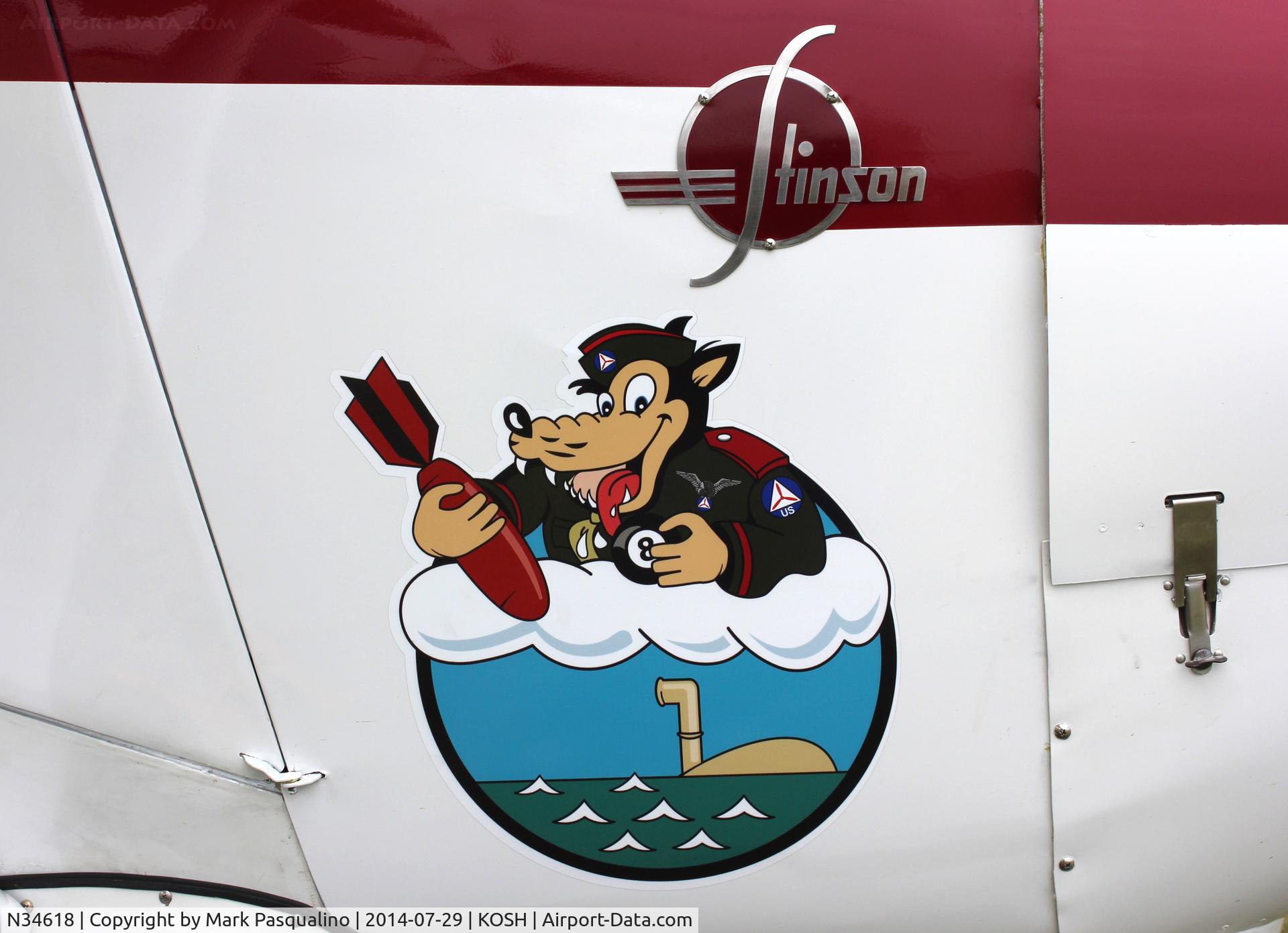 N34618, 1941 Stinson 10A C/N 8018, Stinson 10A