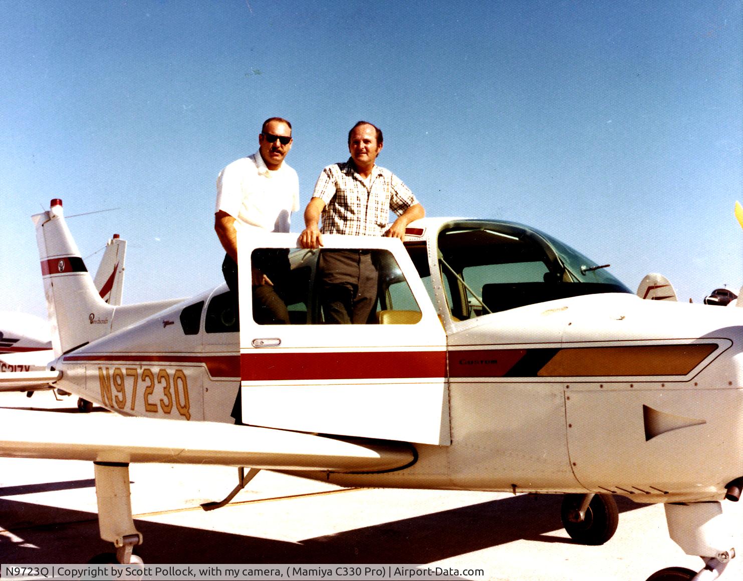N9723Q, Beech C23 Sundowner 180 C/N M-1305, Was stationed at Birdsong airport in Florida circa 1972, I am the pilot on the left.
