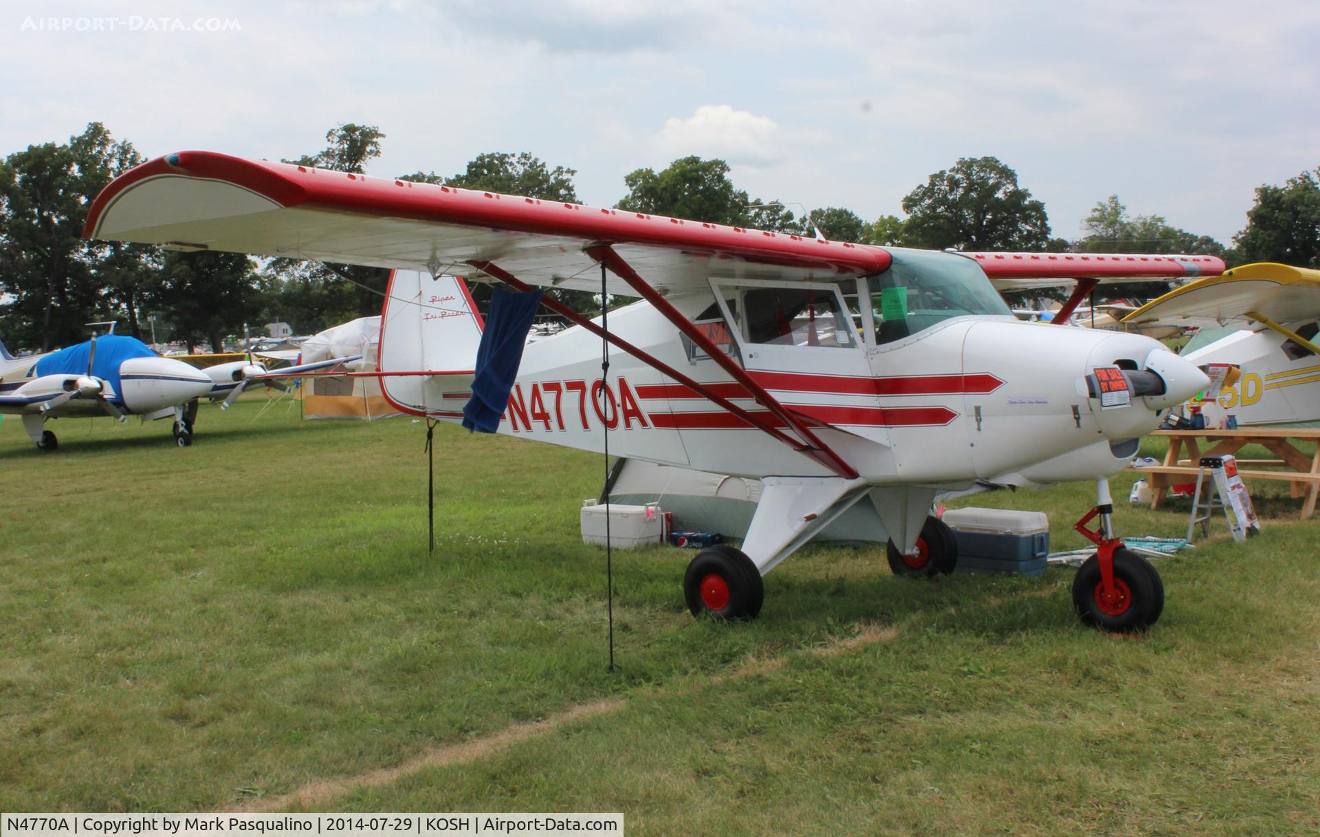N4770A, 1956 Piper PA-22-150 C/N 22-3918, Piper PA-22-150