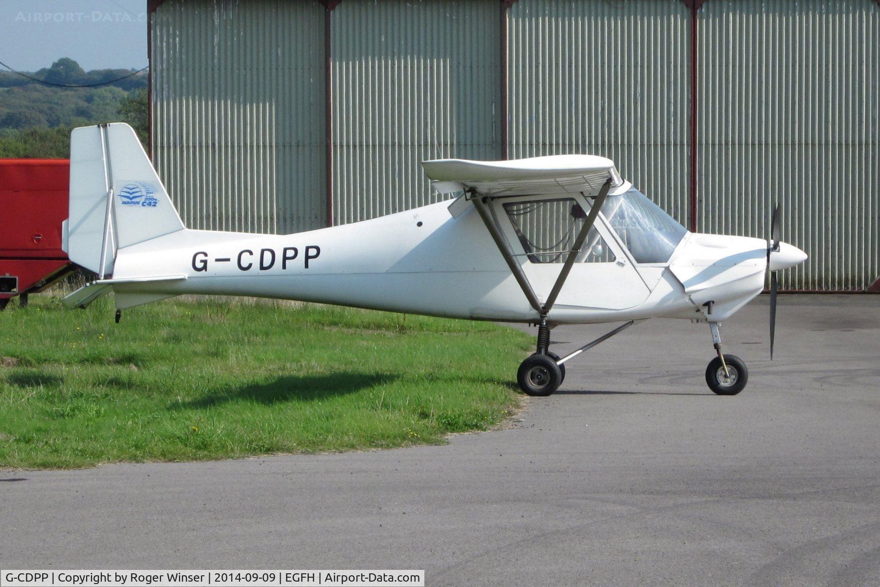G-CDPP, 2005 Comco Ikarus C42 FB100 VLA C/N PFA 322-14423, Visiting Ikarus.