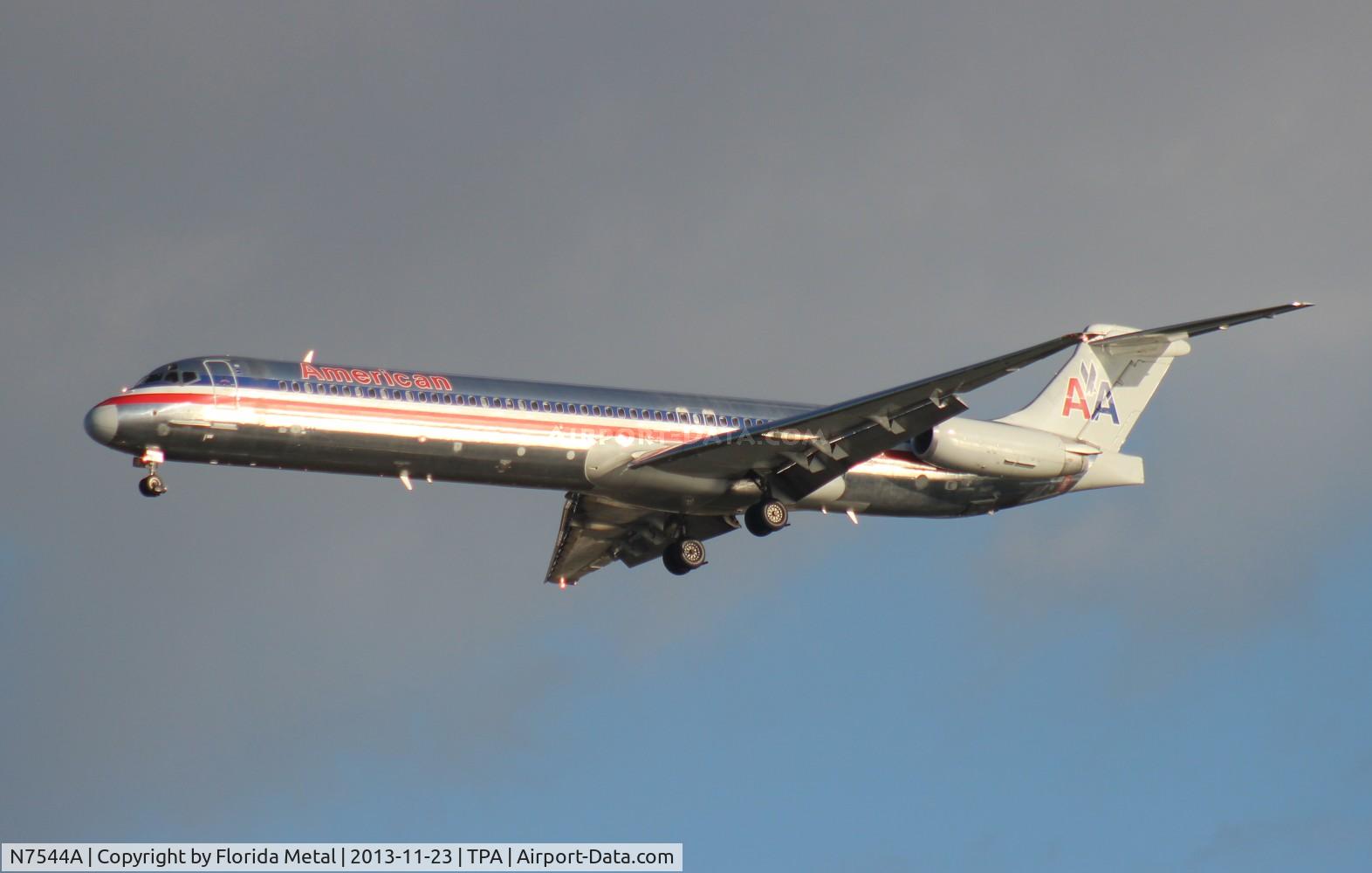 N7544A, 1990 McDonnell Douglas MD-82 (DC-9-82) C/N 53026, American MD-82