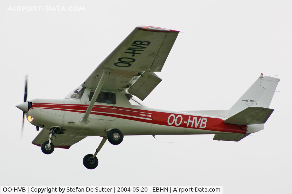 OO-HVB, 1980 Reims F152 C/N 1795, Landing in Hoevenen.