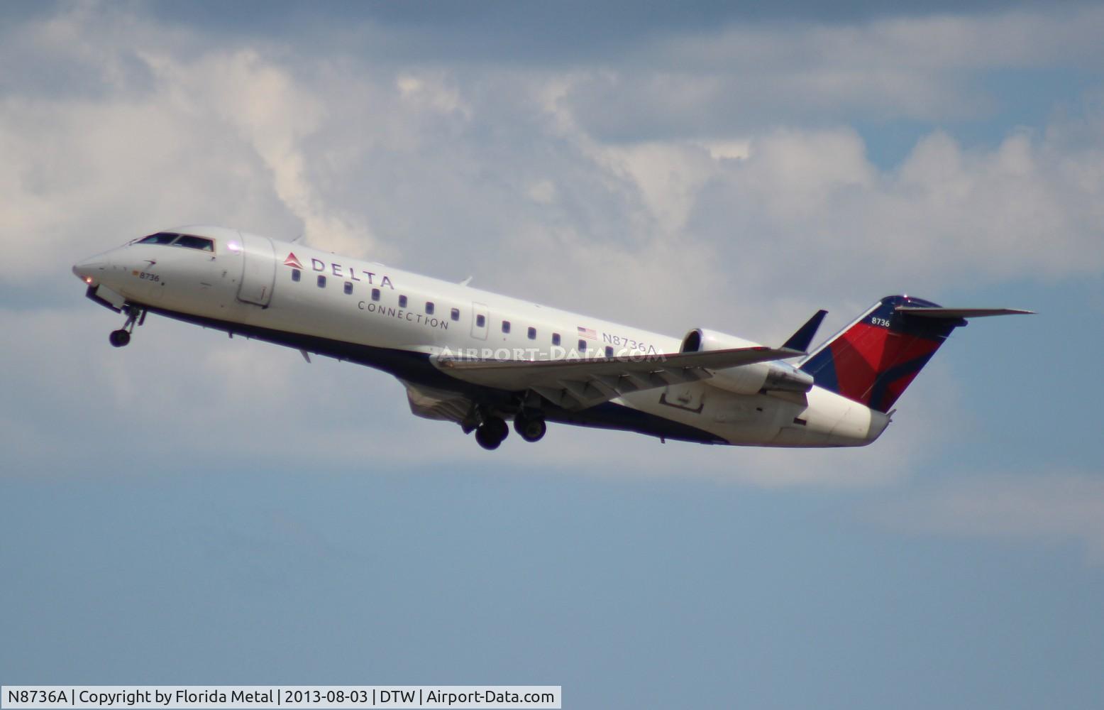 N8736A, 2003 Canadair CRJ-440 (CL-600-2B19) Regional Jet C/N 7736, Delta Connection CRJ-400