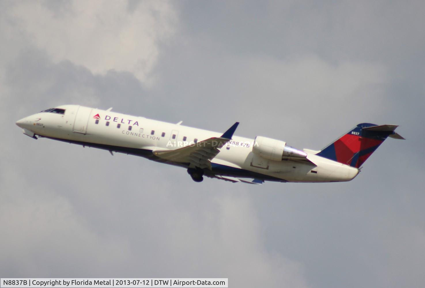 N8837B, 2003 Bombardier CRJ-200 (CL-600-2B19) C/N 7837, Delta Connection CRJ-200
