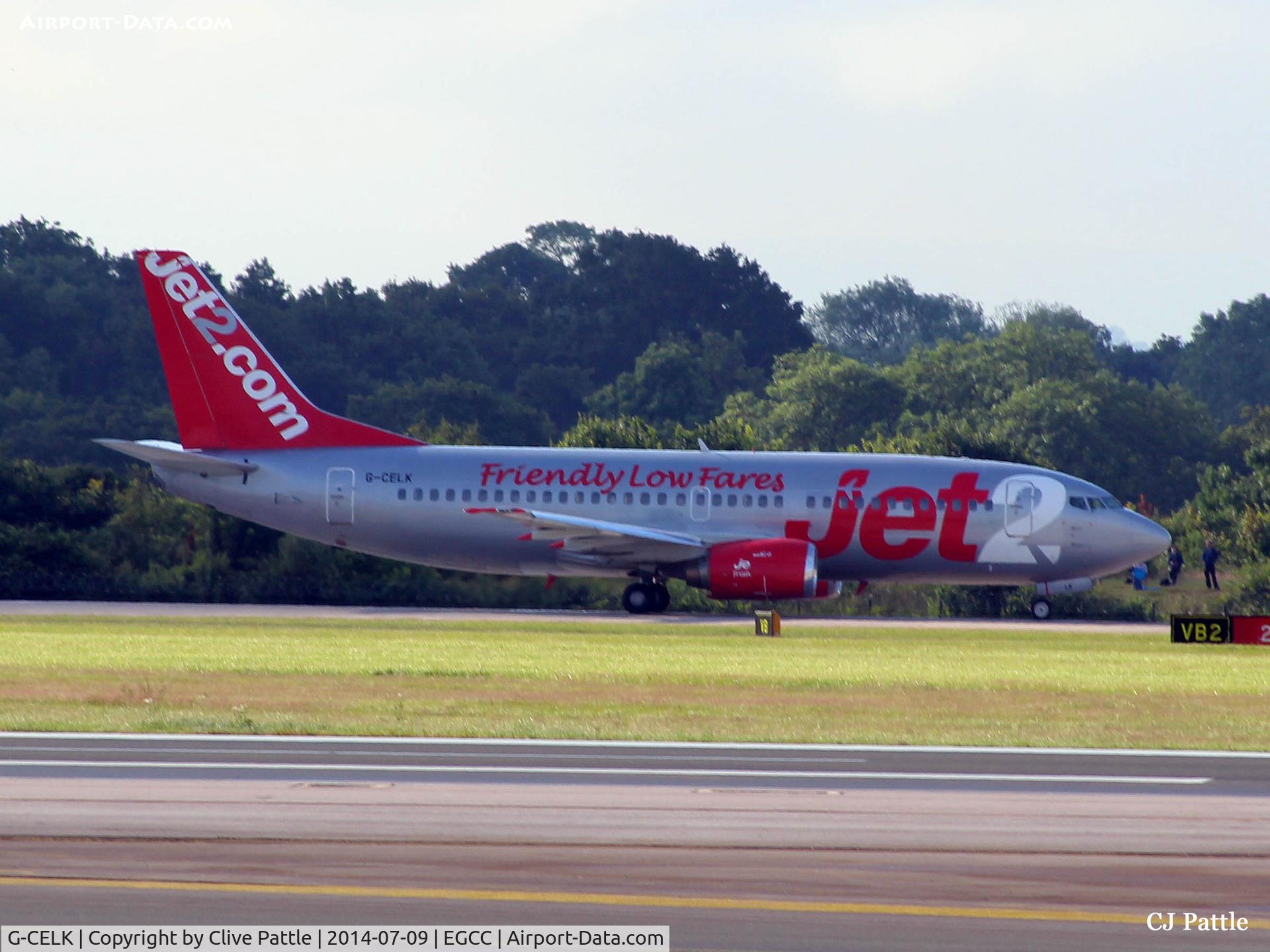 G-CELK, 1986 Boeing 737-330 C/N 23530, Manchester action