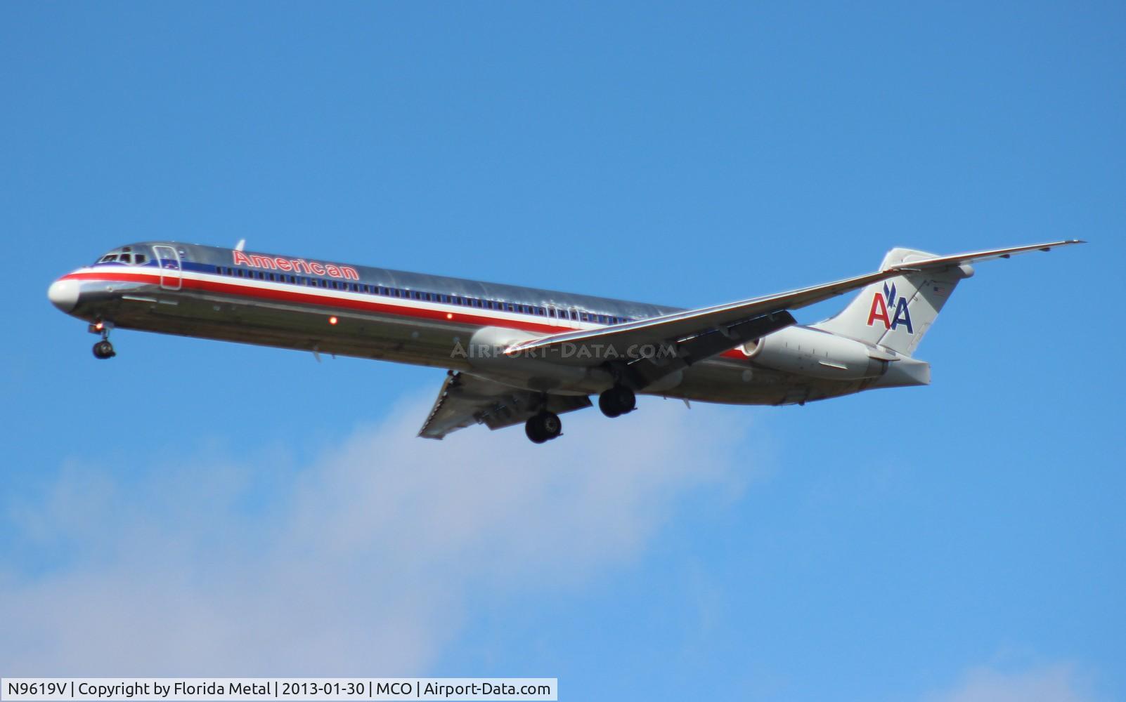 N9619V, 1997 McDonnell Douglas MD-83 (DC-9-83) C/N 53566, American MD-83