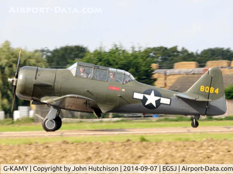 G-KAMY, North American AT-6D Harvard III C/N 88-16849 (42-85068), Seething Charity Air Day 2014