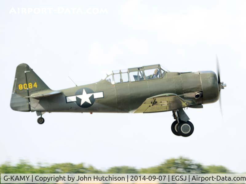 G-KAMY, North American AT-6D Harvard III C/N 88-16849 (42-85068), Seething Charity Air Day 2014