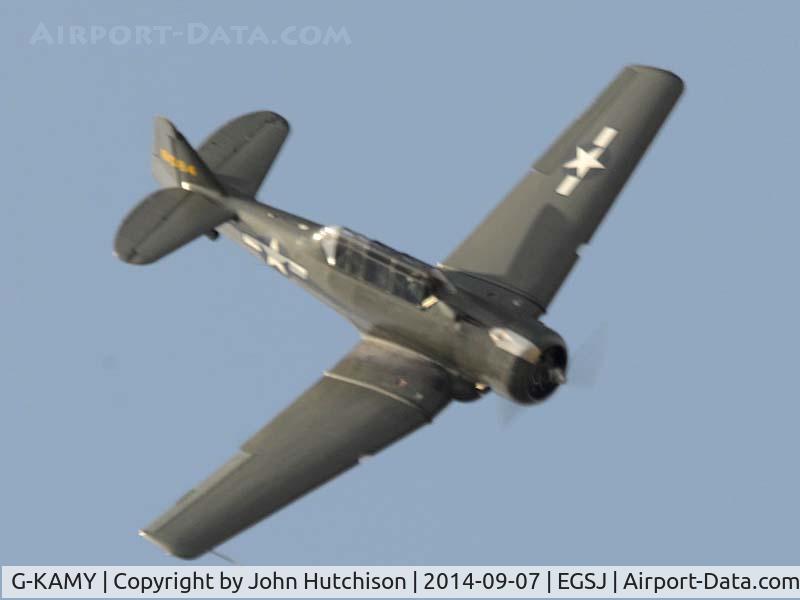 G-KAMY, North American AT-6D Harvard III C/N 88-16849 (42-85068), Seething Charity Air Day 2014