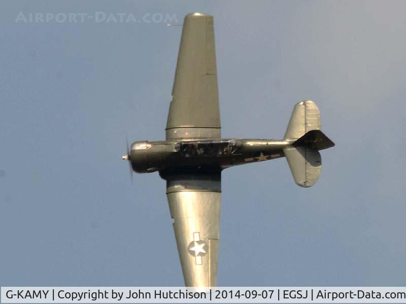 G-KAMY, North American AT-6D Harvard III C/N 88-16849 (42-85068), Seething Charity Air Day 2014