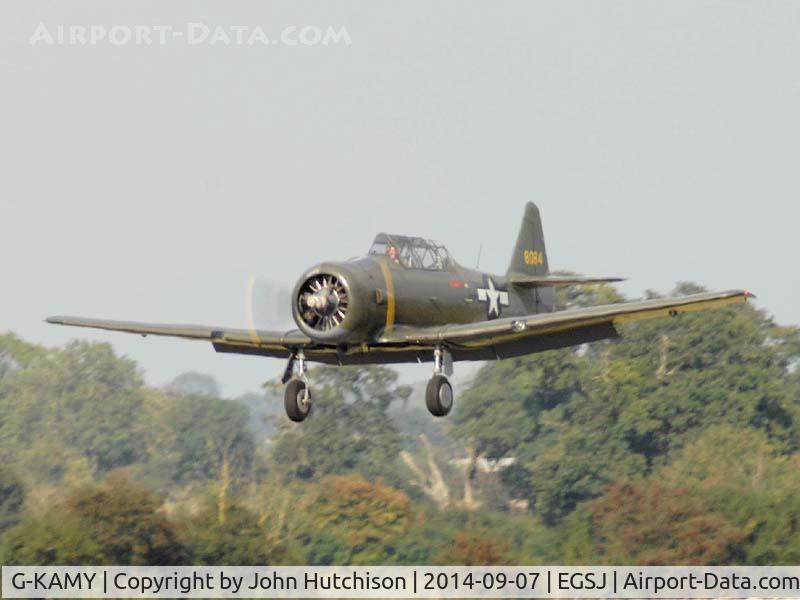 G-KAMY, North American AT-6D Harvard III C/N 88-16849 (42-85068), Seething Charity Air Day 2014