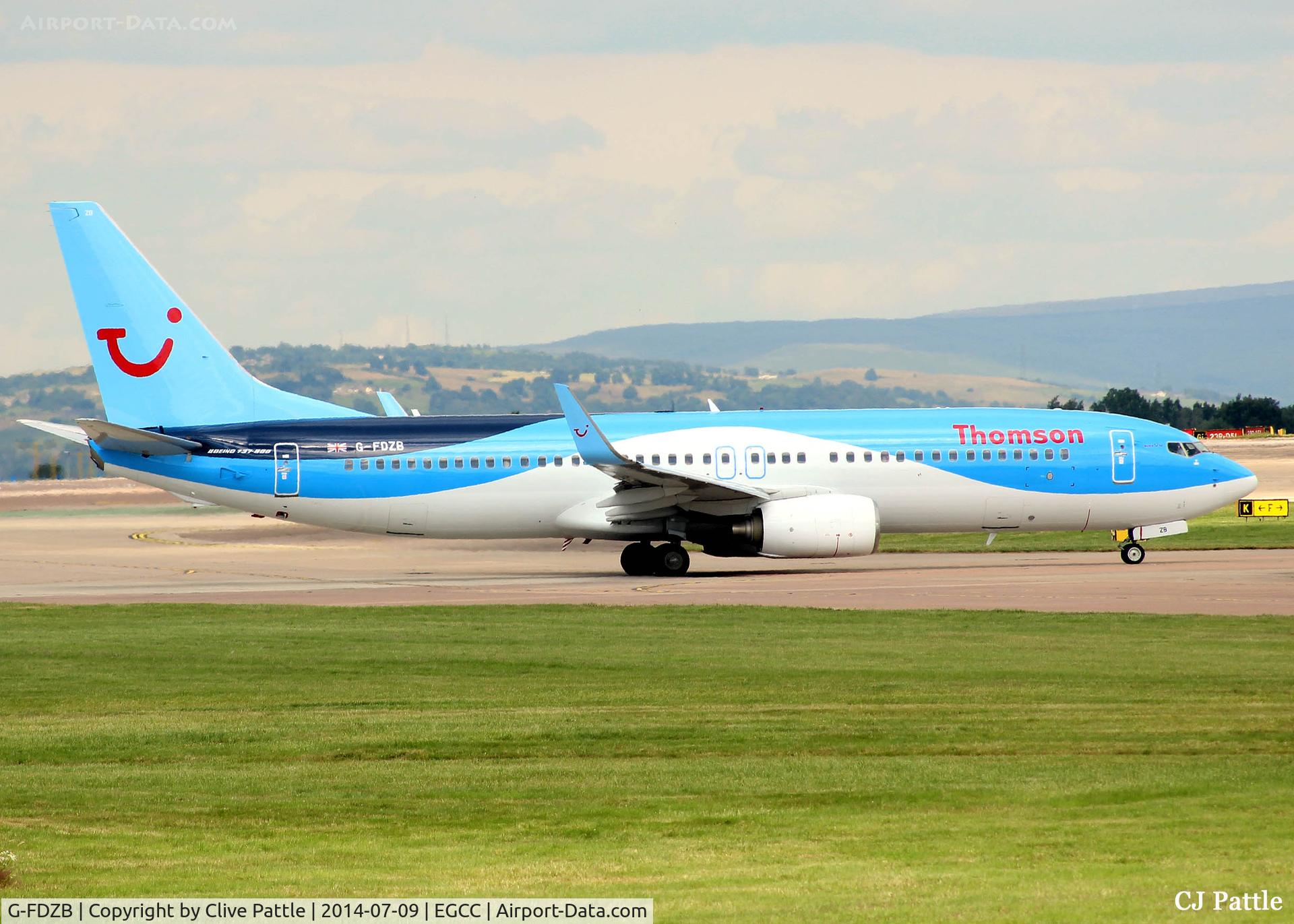 G-FDZB, 2007 Boeing 737-8K5 C/N 35131, Manchester Action