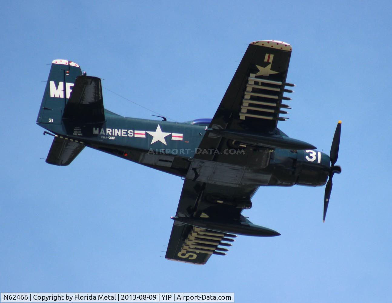 N62466, 1955 Douglas EA-1E Skyraider C/N 10255 (135178), EA-1E Skyraider