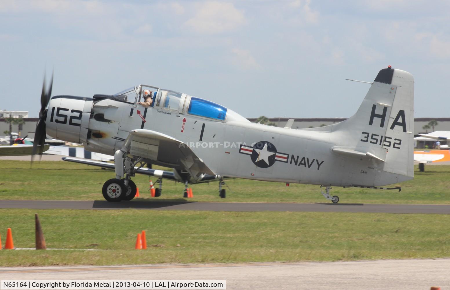 N65164, 1955 Douglas EA-1E Skyraider AD-5W C/N 55-471DH, EA-1E Skyraider