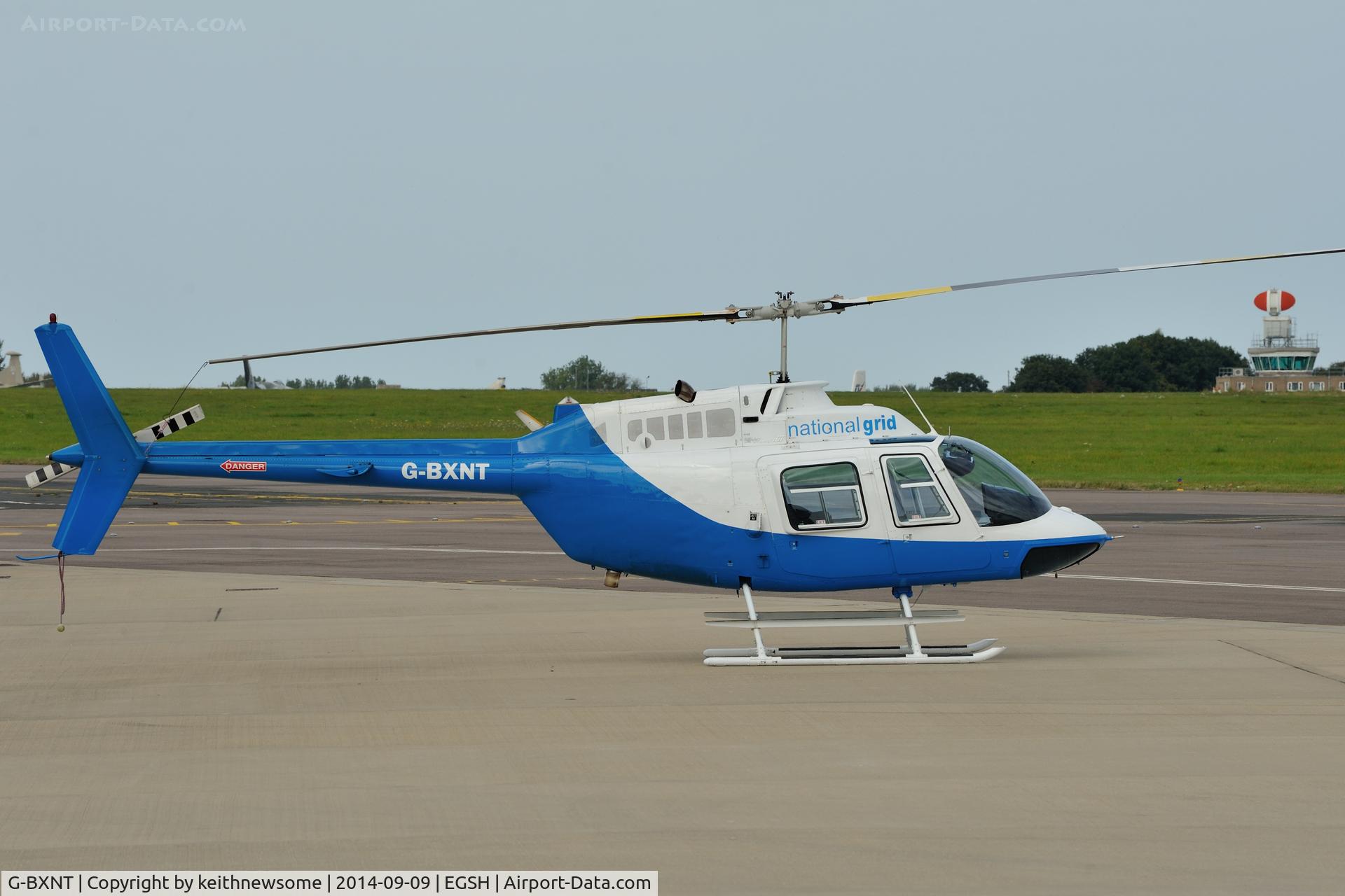 G-BXNT, 1977 Bell 206B JetRanger III C/N 2398, National Grid Visitor.