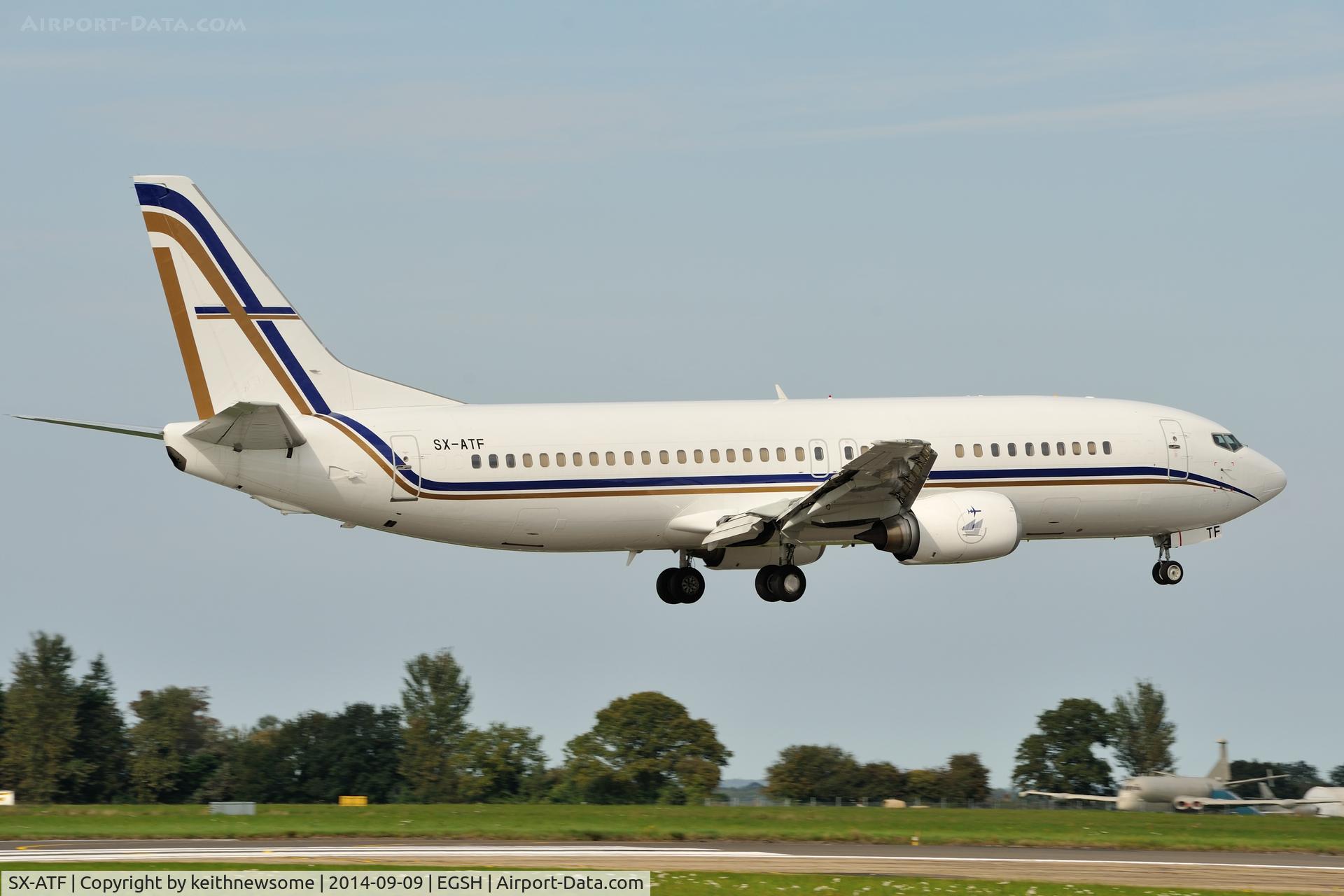 SX-ATF, 1992 Boeing 737-406 C/N 25423, Gainjet Returns.