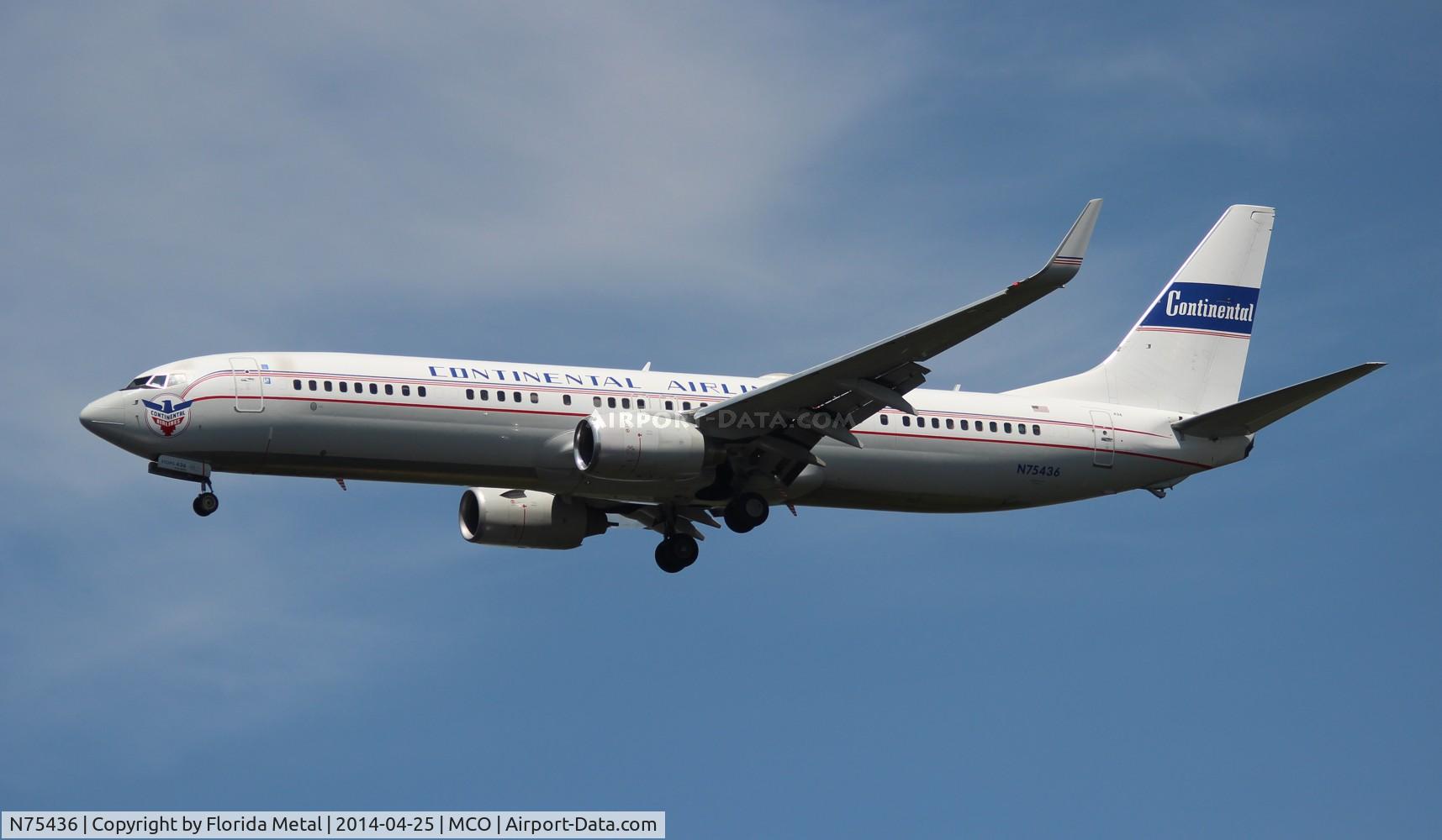 N75436, 2009 Boeing 737-924/ER C/N 33531, United (Continental retro livery) 737-900