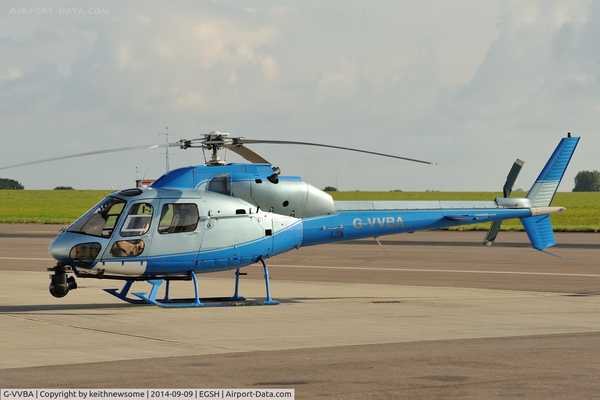 G-VVBA, 1991 Aerospatiale AS-355F-2 Ecureuil 2 C/N 5463, Nice Visitor.