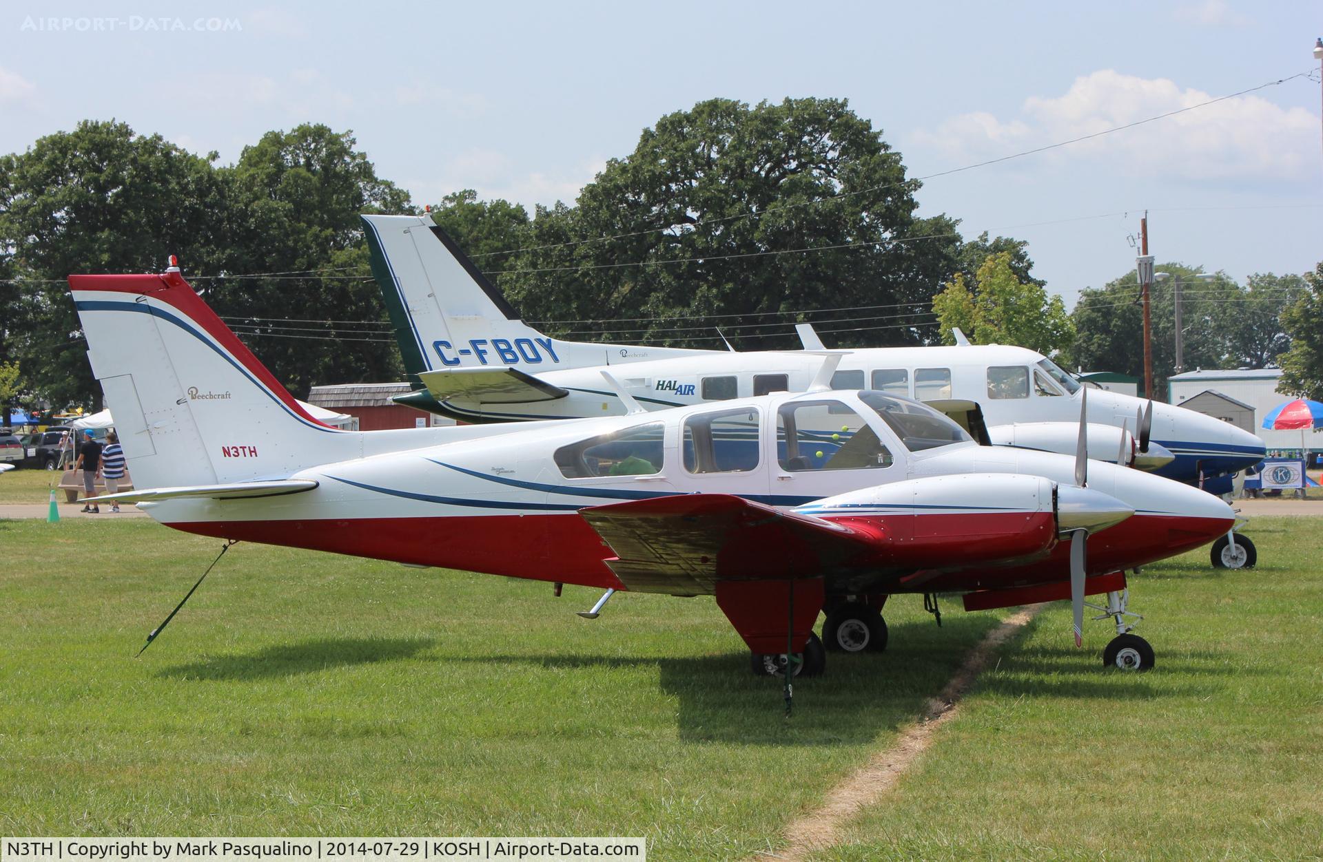 N3TH, 1967 Beech 95-B55 (T42A) Baron C/N TC-1034, Beech B55