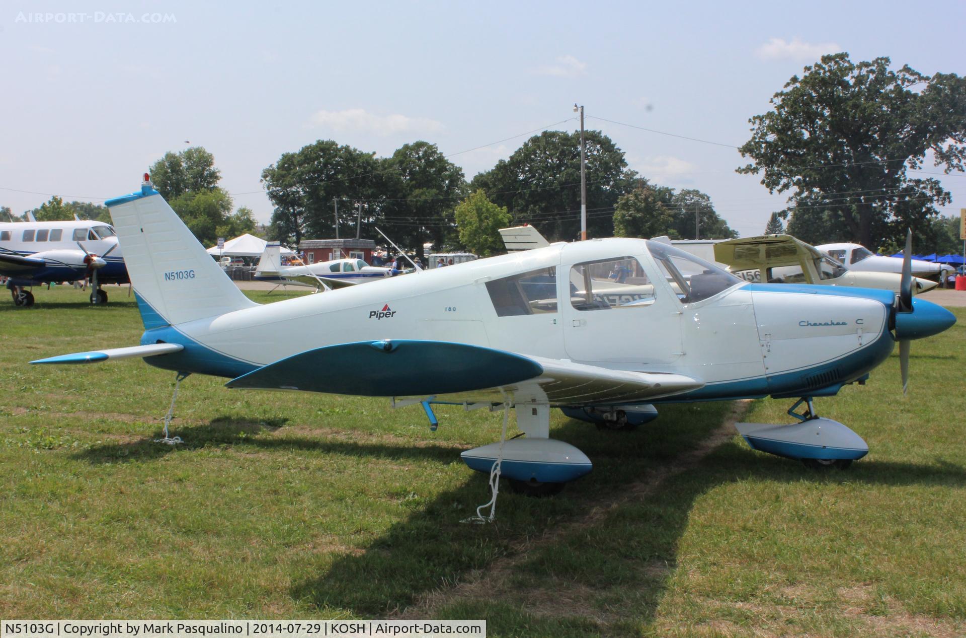 N5103G, 1967 Piper PA-28-180 Cherokee C/N 28-4004, Piper PA-28-180