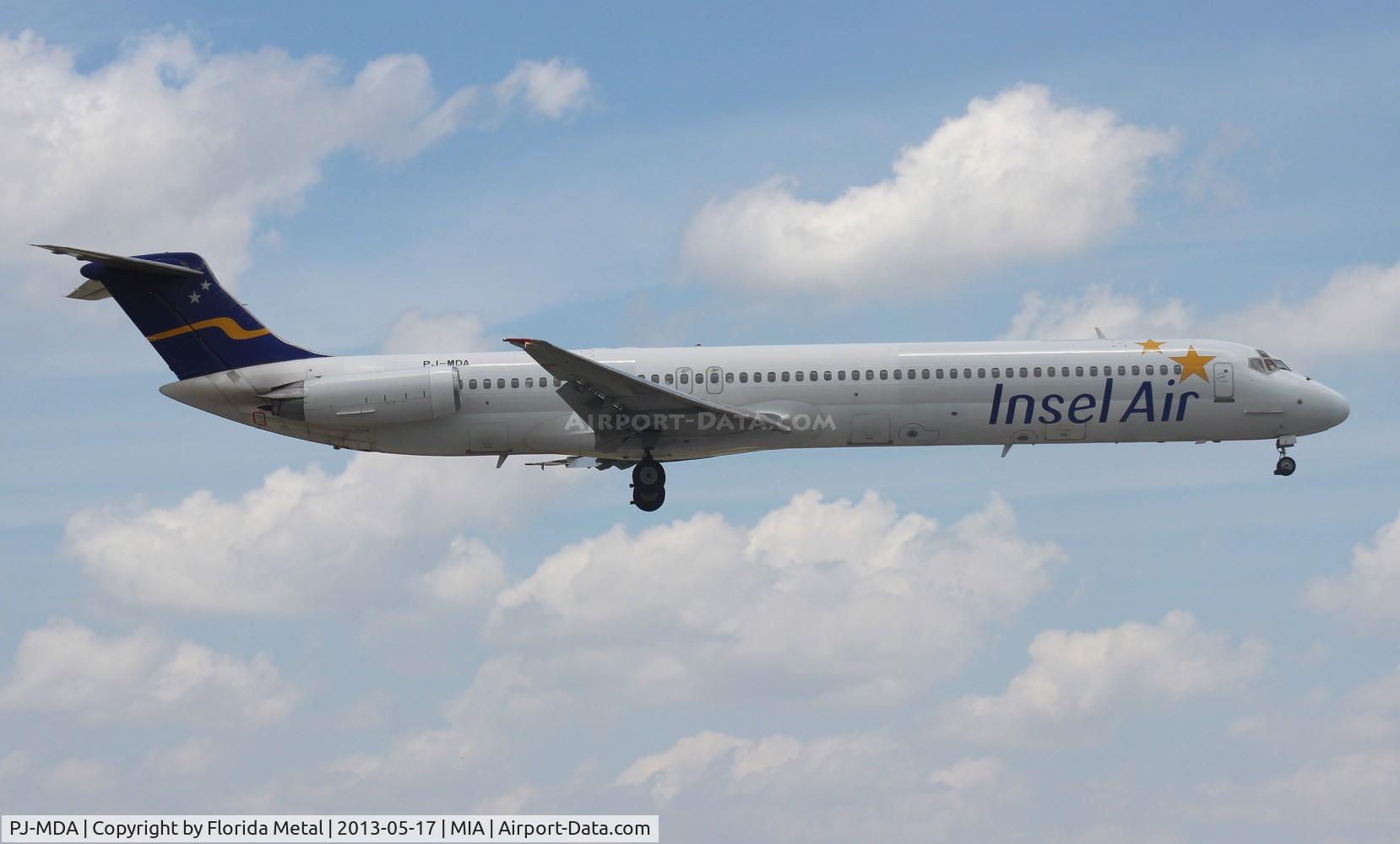PJ-MDA, 1987 McDonnell Douglas MD-83 (DC-9-83) C/N 49449, Insel Air MD-83