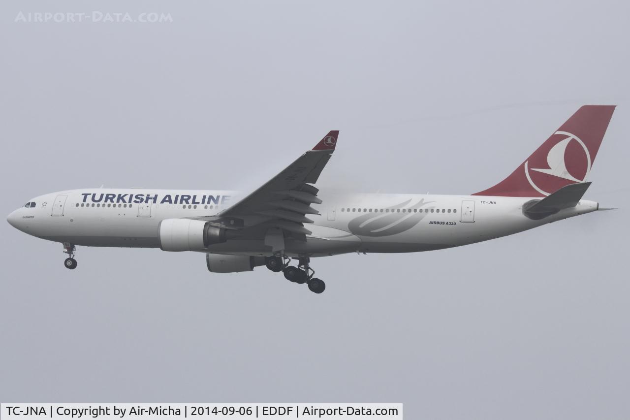 TC-JNA, 2005 Airbus A330-203 C/N 697, Turkish Airlines, Airbus A330-203, CN: 0697