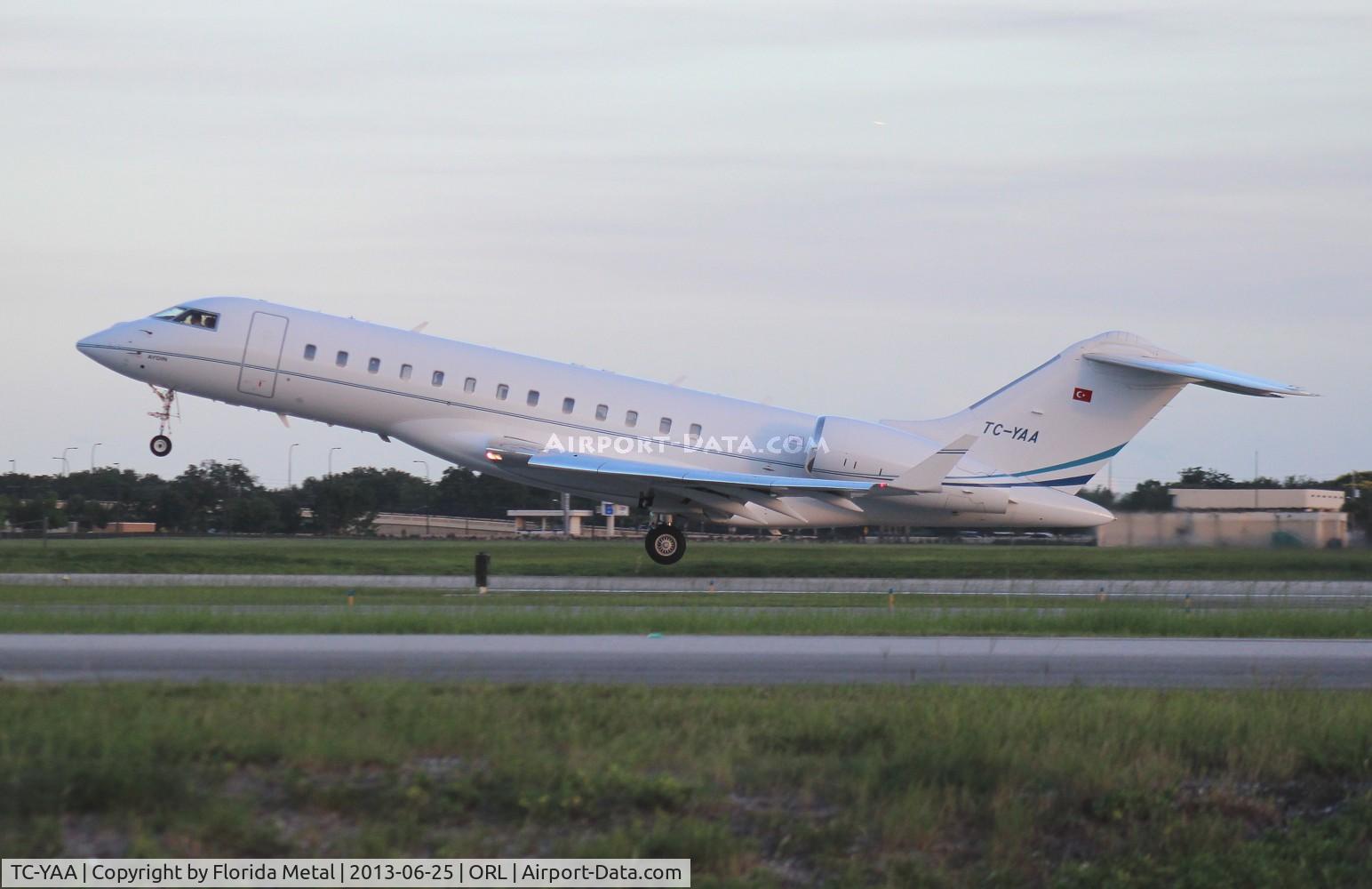 TC-YAA, 2009 Bombardier BD-700-1A10 Global Express XRS C/N 9365, Global Express