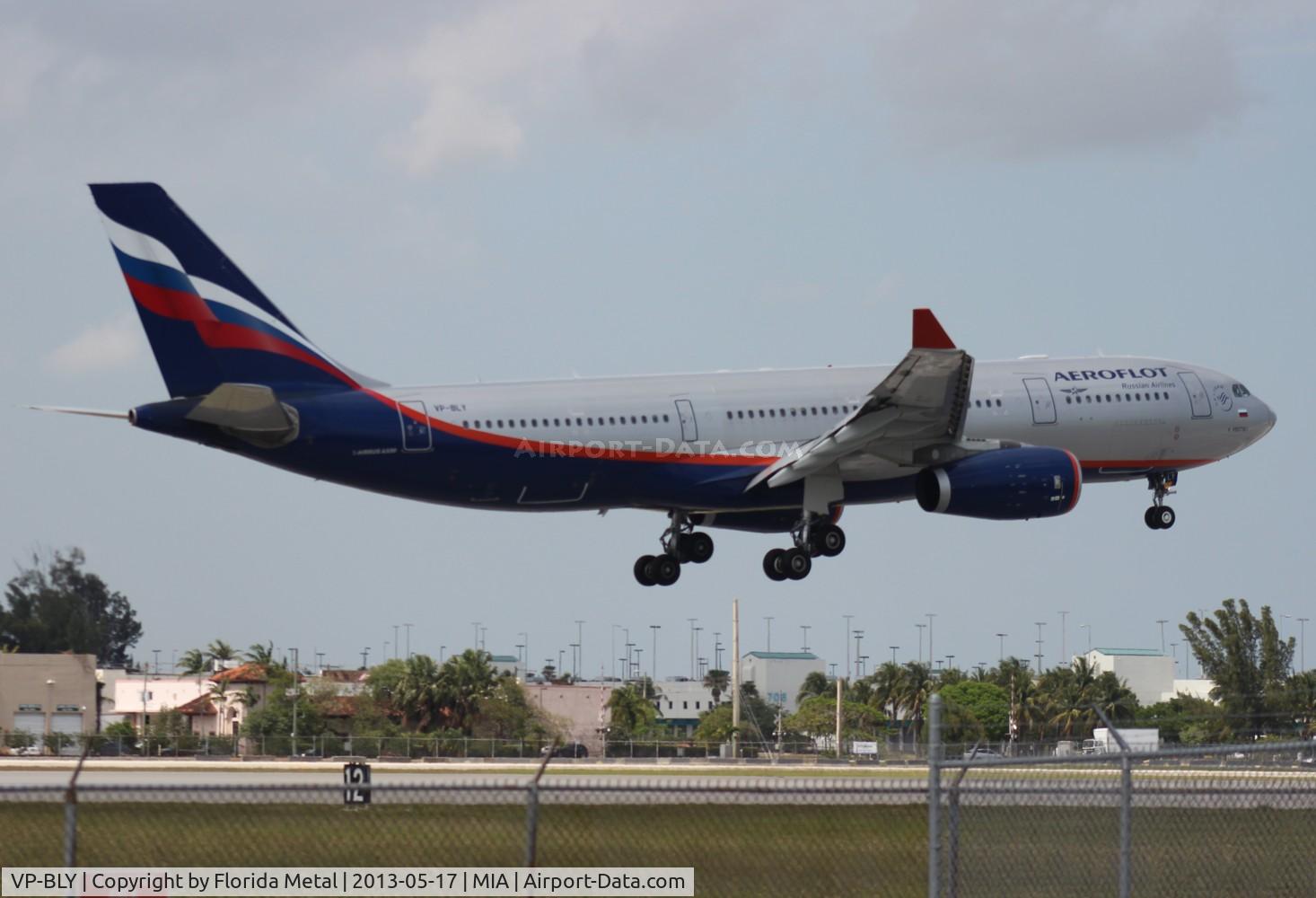 VP-BLY, 2008 Airbus A330-243 C/N 973, Aeroflot A330-200
