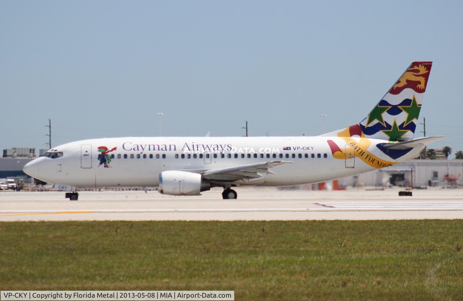 VP-CKY, 1992 Boeing 737-3Q8 C/N 26282, Cayman 737-300