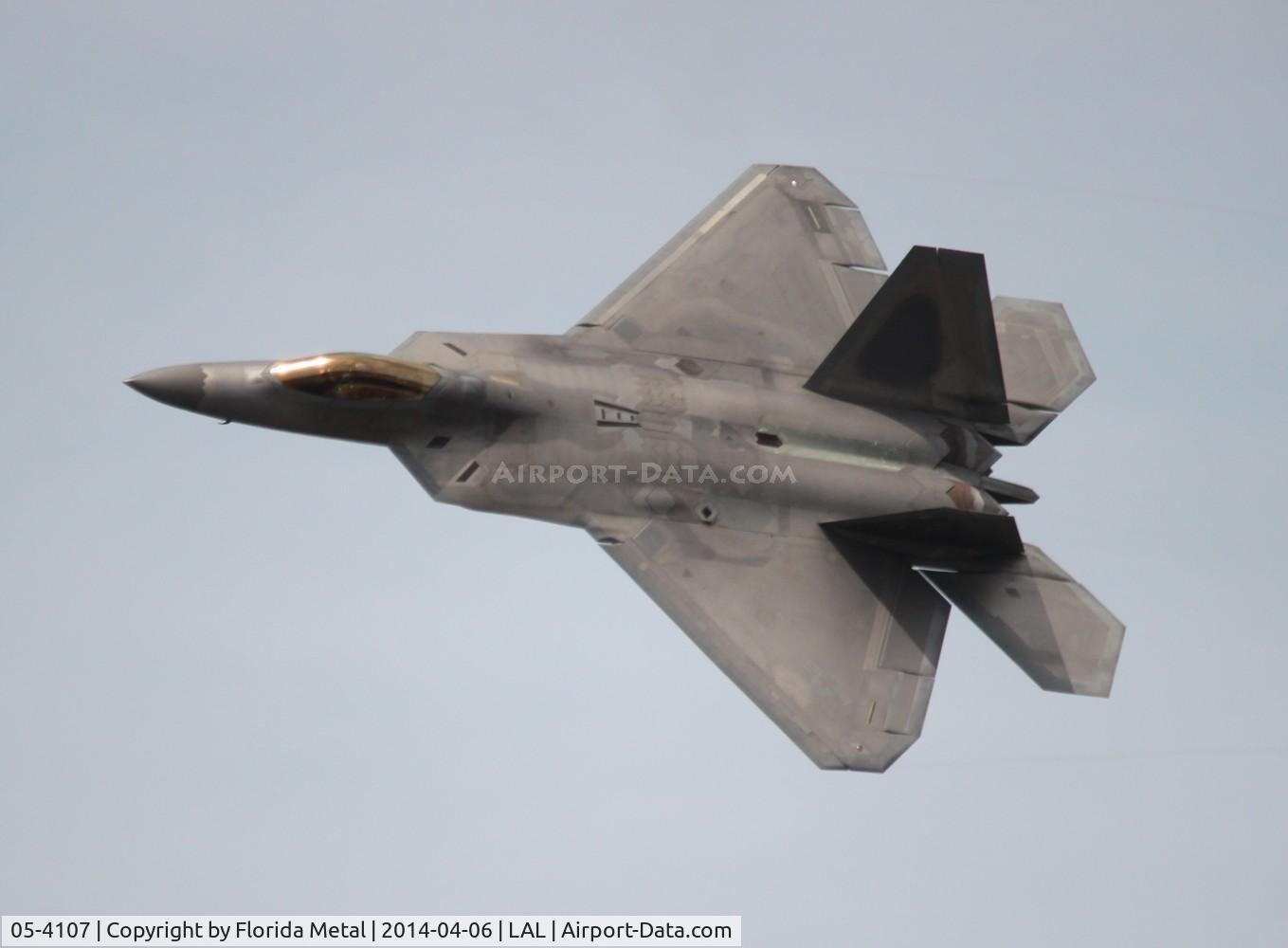 05-4107, 2005 Lockheed Martin F-22A Raptor C/N 645-4107, F-22A Raptor at Sun N Fun