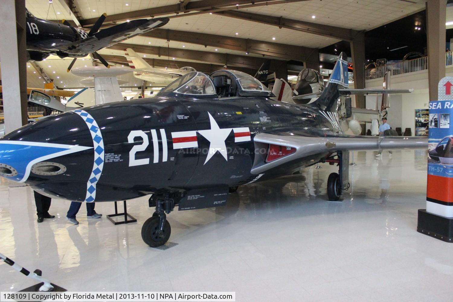 128109, 1952 Grumman F9F-6 Cougar C/N Not found 128109, Grumman F9F-6 Cougar