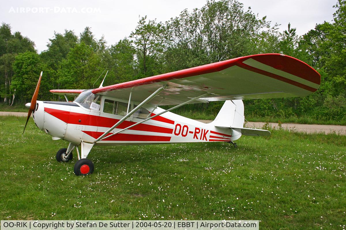 OO-RIK, 1947 Aeronca 11AC Chief Chief C/N 11AC-1598, Chipmunk Fly-In 2004.