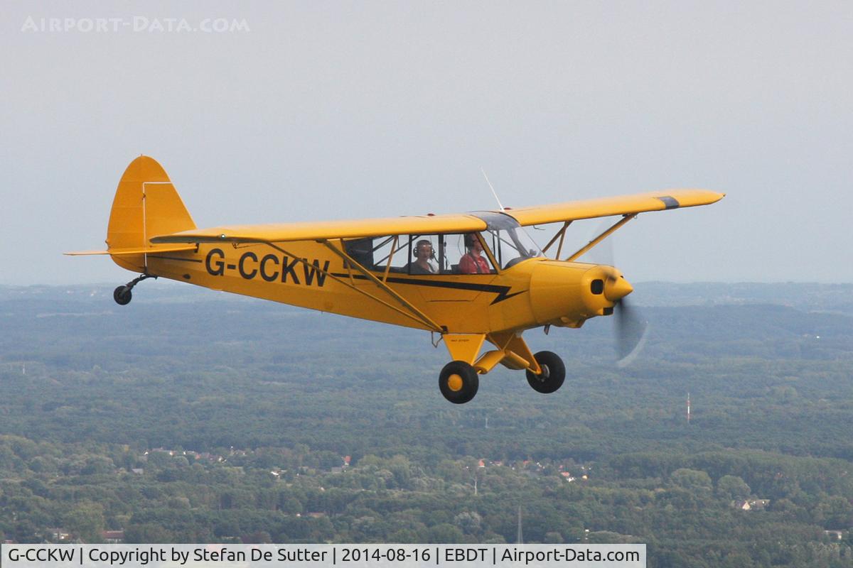 G-CCKW, 1954 Piper L-21B Super Cub (PA-18-135) C/N 18-3535, Schaffen old timer Fly-In 2014.