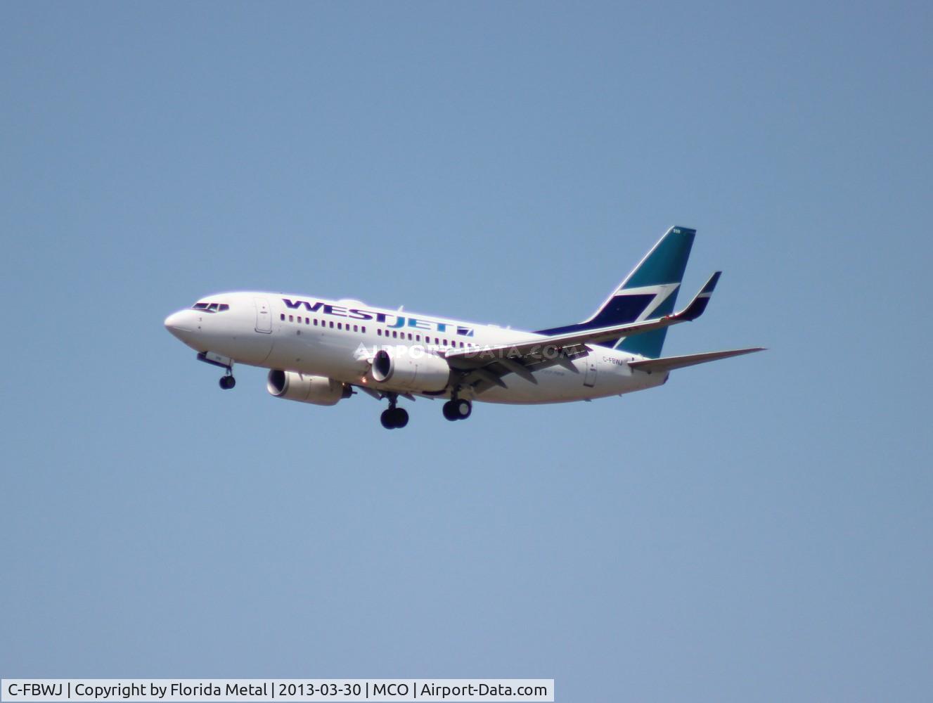 C-FBWJ, 2005 Boeing 737-7CT C/N 32767, West Jet 737-700
