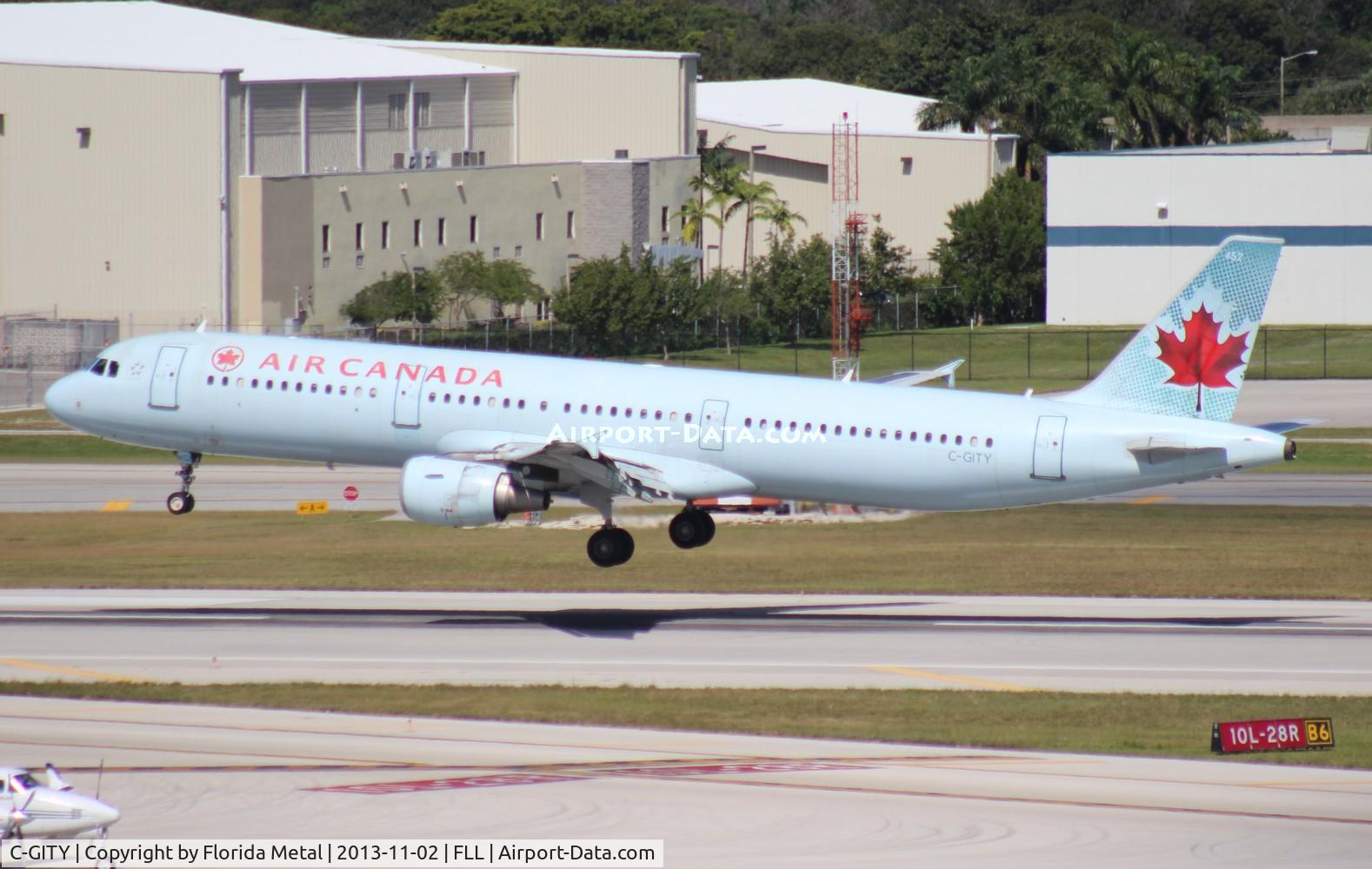 C-GITY, 2001 Airbus A321-211 C/N 1611, Air Canada A321