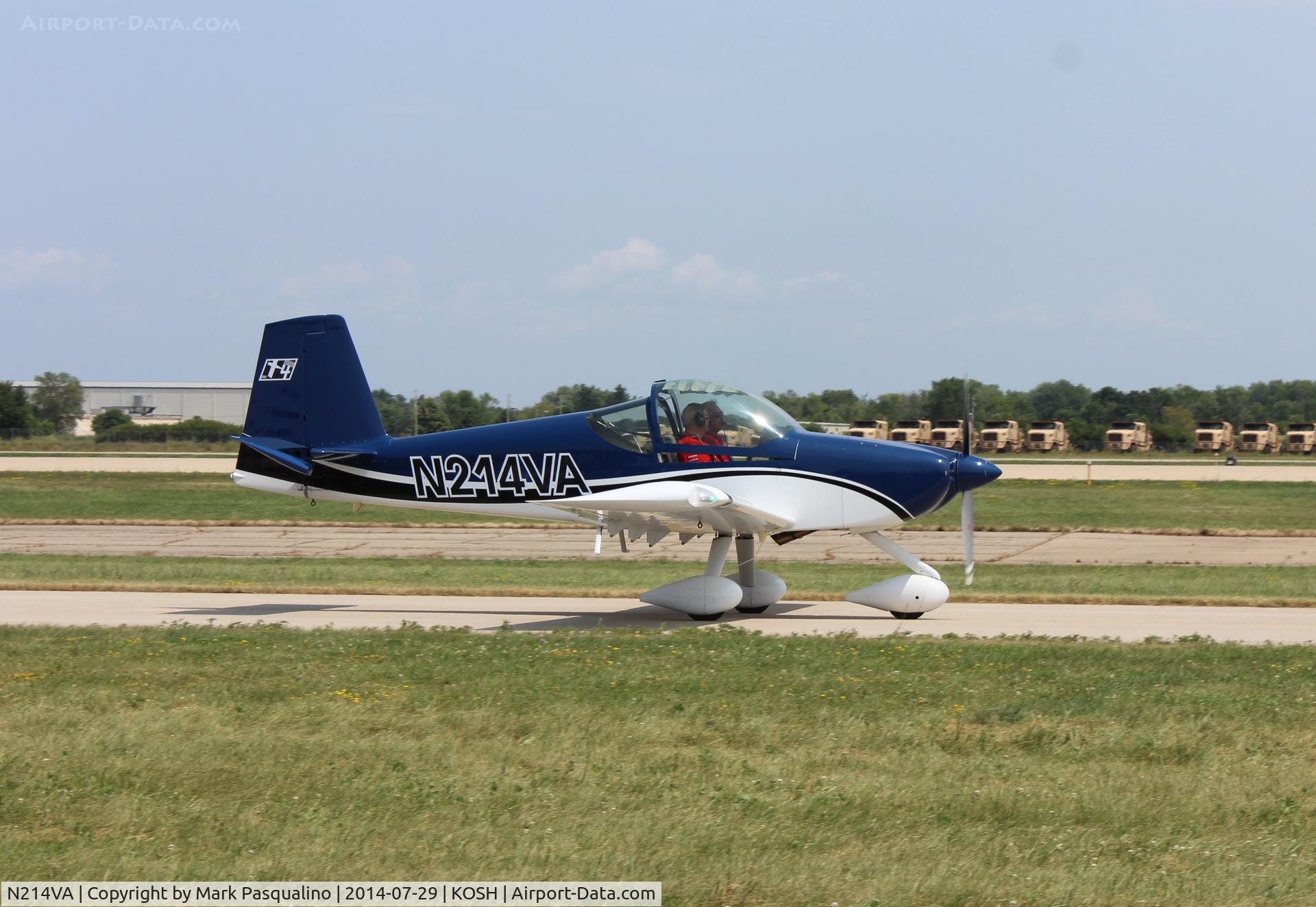N214VA, 2012 Vans RV-14A C/N 140001, Vans RV-14A