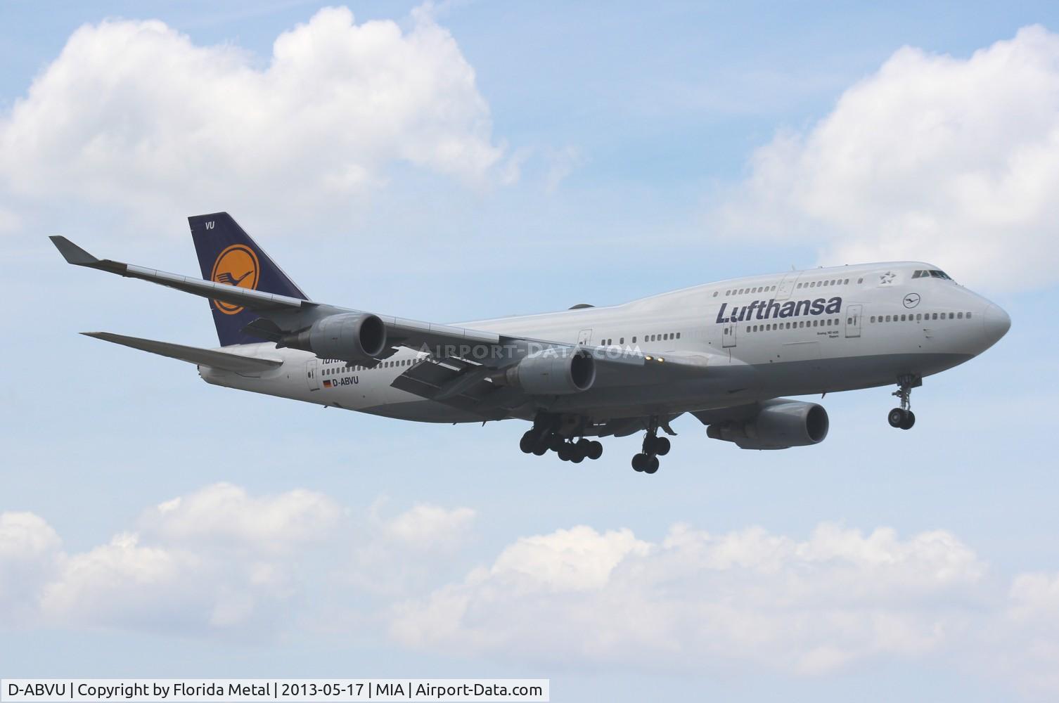 D-ABVU, 1998 Boeing 747-430 C/N 29492, Lufthansa 747-400