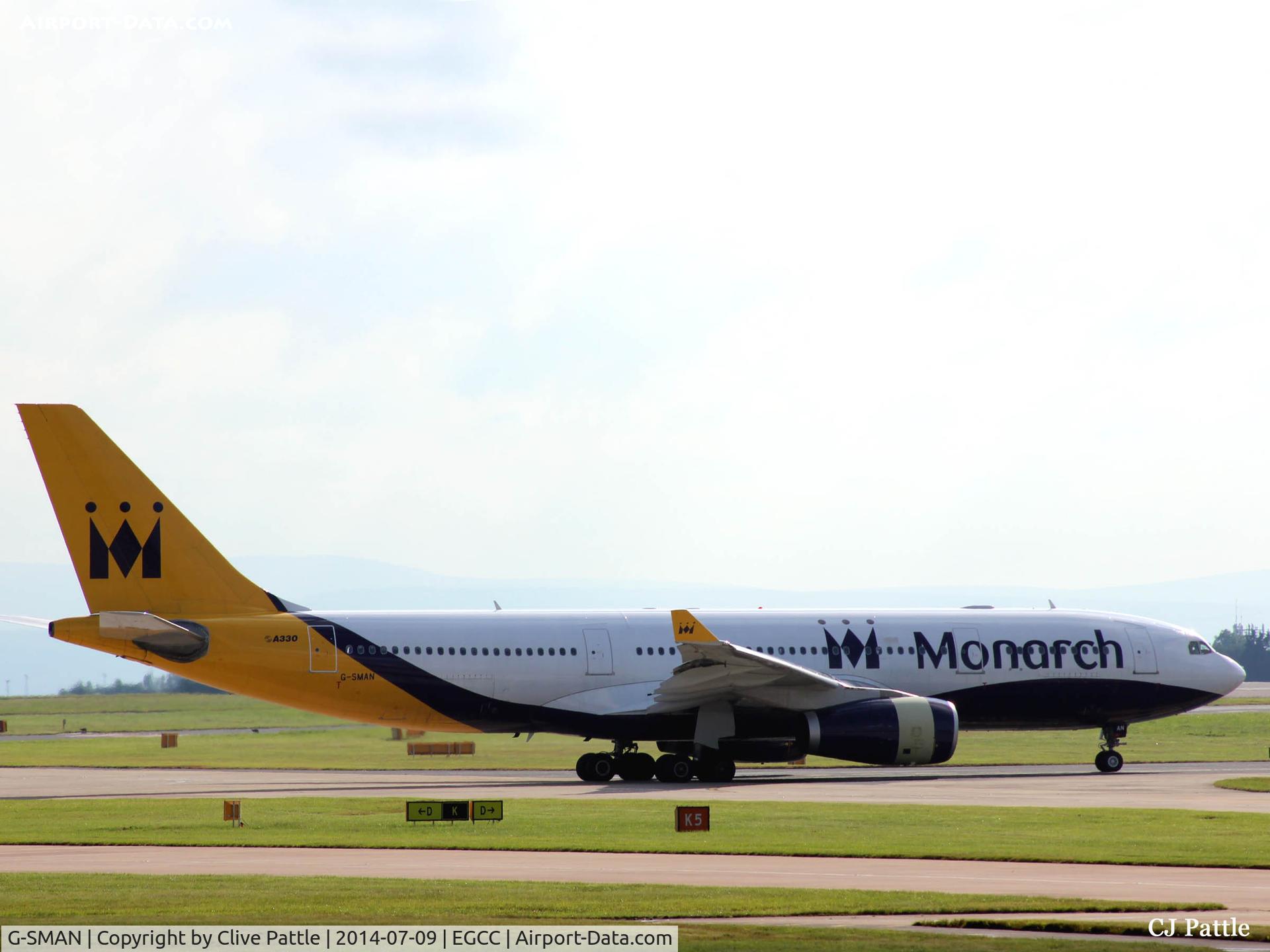 G-SMAN, 1999 Airbus A330-243 C/N 261, EGCC taxi