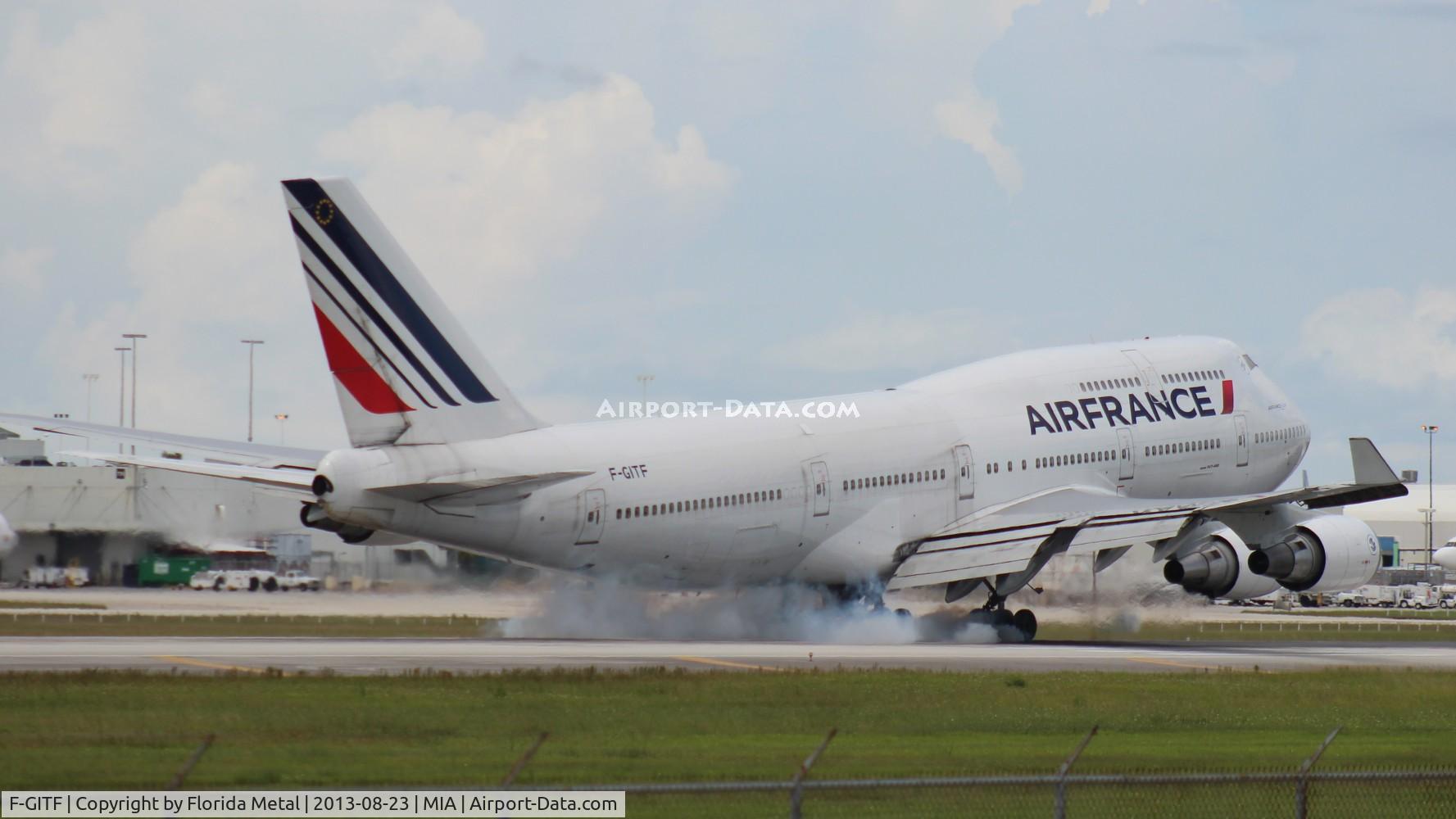 F-GITF, 1992 Boeing 747-428 C/N 25602, Air France 747-400