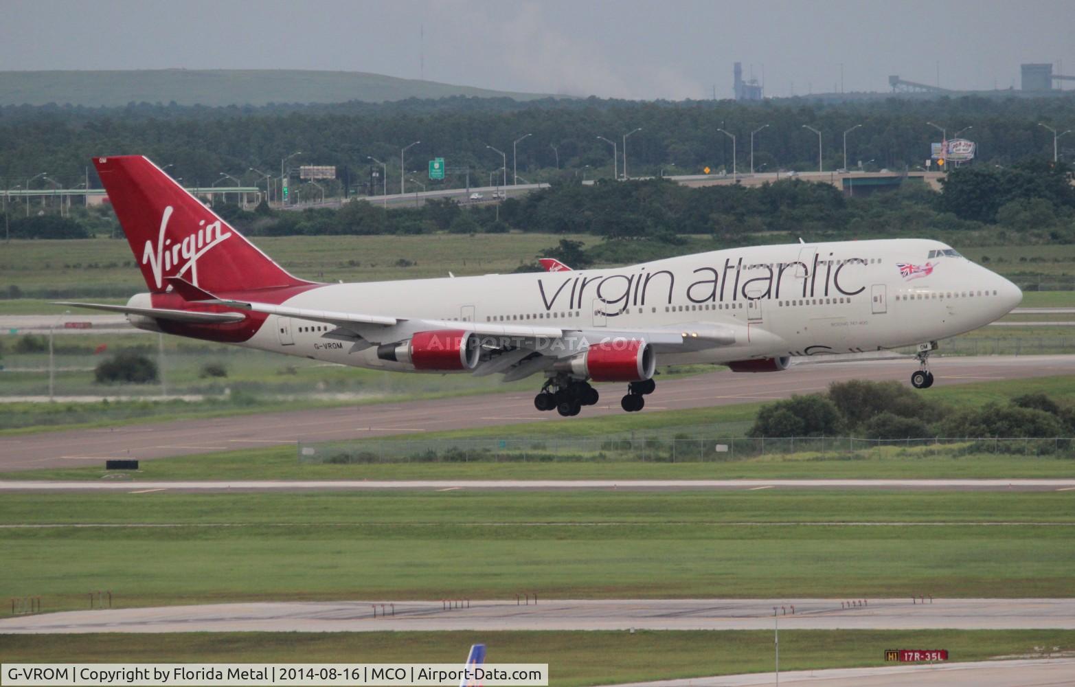 G-VROM, 2001 Boeing 747-443 C/N 32339, Virgin Atlantic 747-400