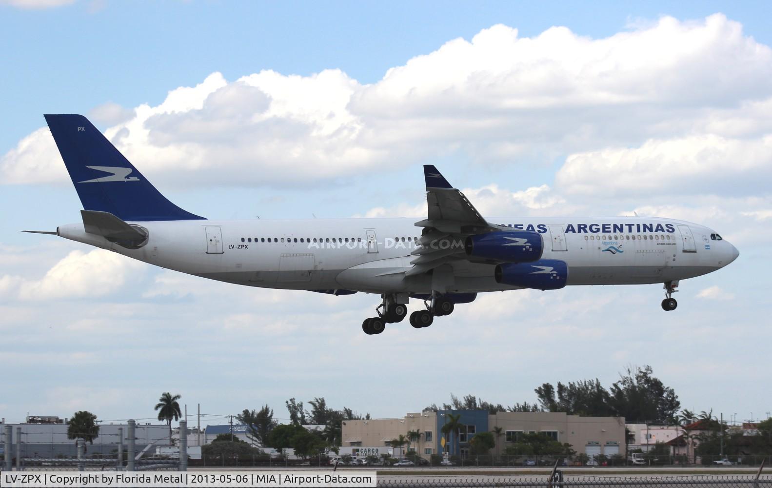 LV-ZPX, 1994 Airbus A340-211 C/N 080, Aerolineas Argentinas A340-200