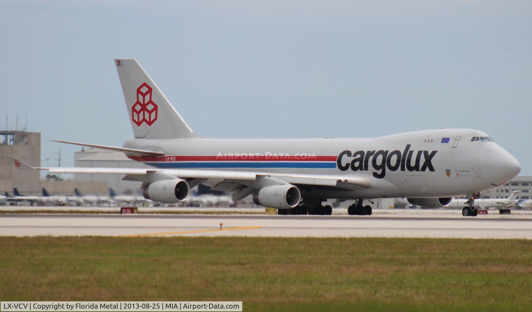 LX-VCV, 2005 Boeing 747-4R7F/SCD C/N 34235, Cargolux 747-400